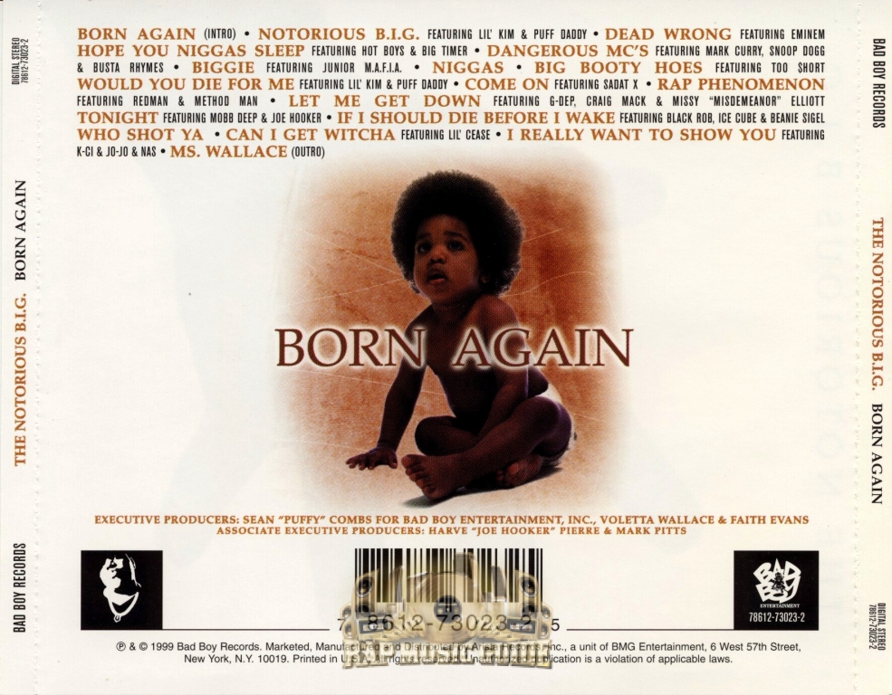 Notorious B.I.G. - Born Again: 1st Press. CD | Rap Music Guide